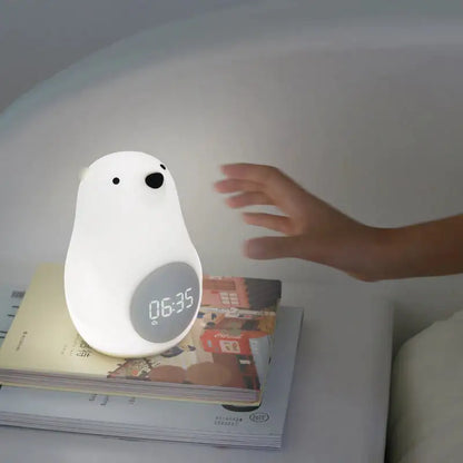 DreamZou Arctic Bear Nightlight Alarm