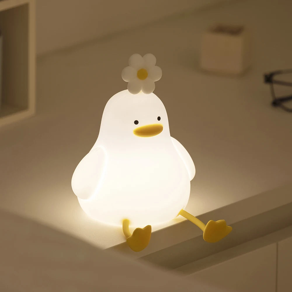 DreamZou Flower Ducky Nightlight