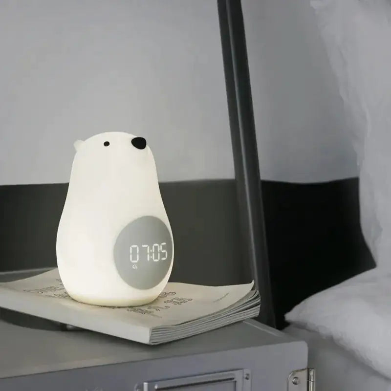 DreamZou Arctic Bear Nightlight Alarm